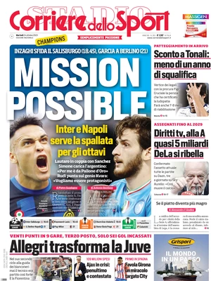 Le prime pagine dei principali quotidiani sportivi – 24 ottobre 28 image 21