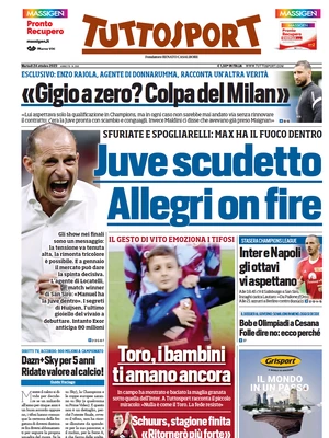 Le prime pagine dei principali quotidiani sportivi – 24 ottobre 29 image 22