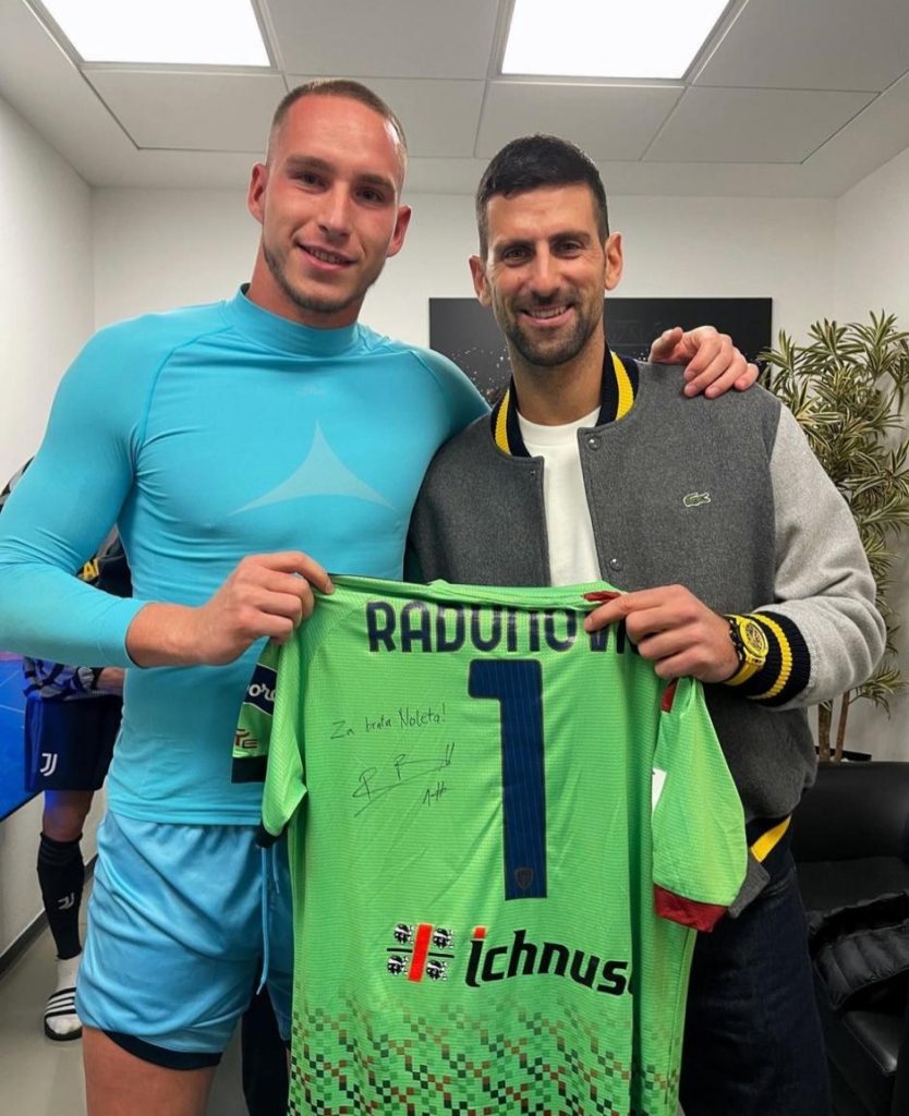 Radunovic incontra Djokovic a Torino e gli regala la maglia - FOTO 27 IMG 20231111 220205 1