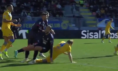 Frosinone Cagliari scontro Dossena Brescianini OpenVar