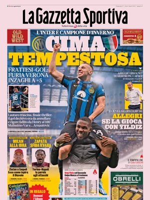 Le prime pagine dei principali quotidiani sportivi – 7 gennaio 27 la gazzetta dello sport 050804185