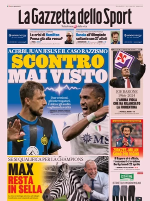 Le prime pagine dei principali quotidiani sportivi – 20 marzo 27 la gazzetta dello sport 040803903