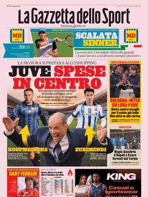 Le prime pagine dei principali quotidiani sportivi – 9 marzo 27 la gazzetta dello sport 051202469