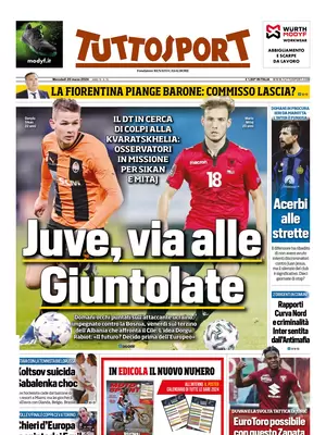 Le prime pagine dei principali quotidiani sportivi – 20 marzo 29 tuttosport 002935996