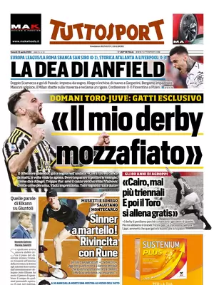 Le prime pagine dei principali quotidiani sportivi – 12 aprile 29 image 5