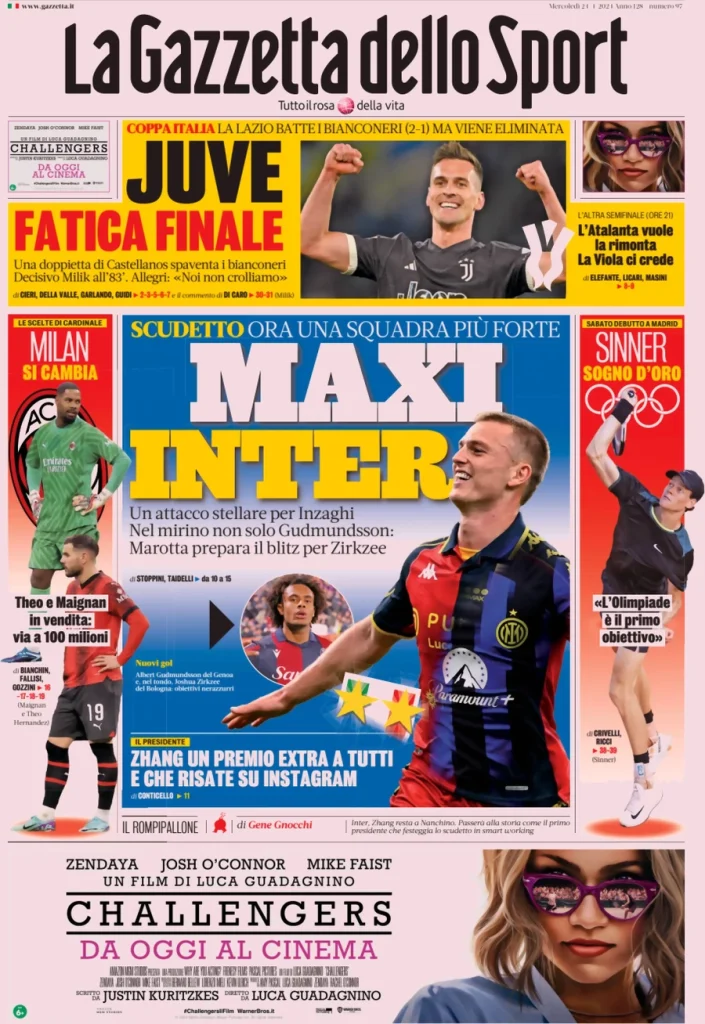 la gazzetta dello sport 050803403