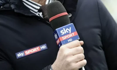 sky serie a microfono giornalista