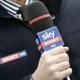 sky serie a microfono giornalista
