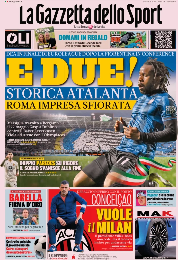 la gazzetta dello sport 050803300