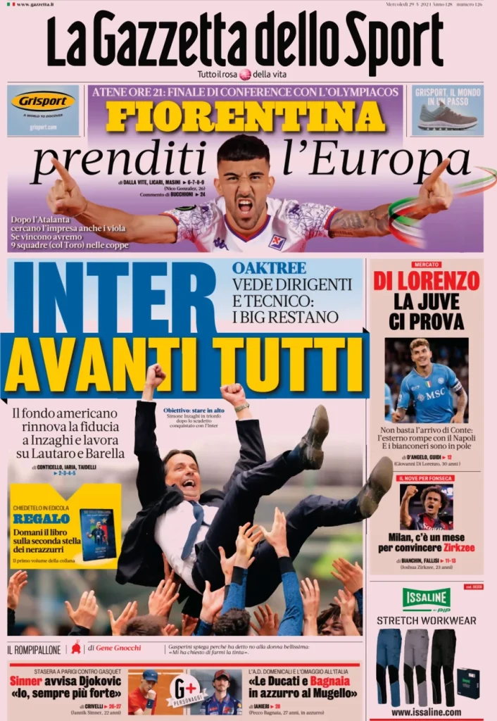 la gazzetta dello sport 050803884
