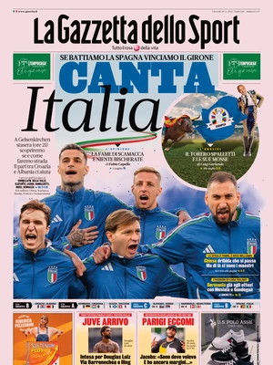 Le prime pagine dei principali quotidiani sportivi – 20 giugno 27 la gazzetta dello sport 050804520