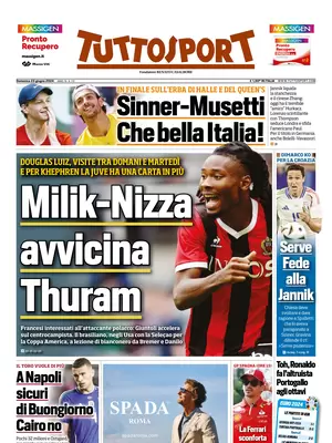 Le prime pagine dei principali quotidiani sportivi – 23 giugno 29 tuttosport 001837551