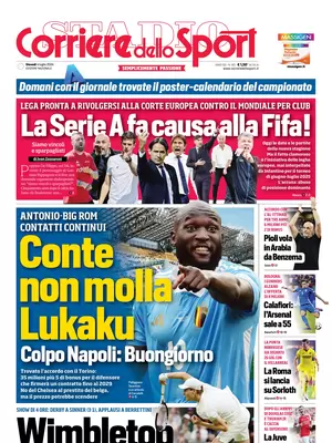 Le prime pagine dei principali quotidiani sportivi – 4 luglio 28 corriere dello sport 021211113