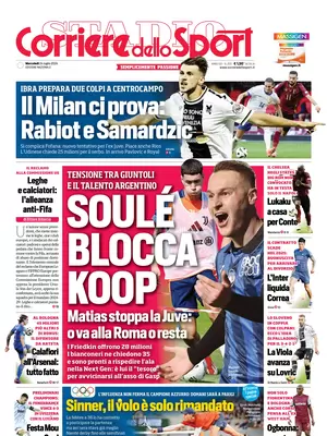 Le prime pagine dei principali quotidiani sportivi – 24 luglio 27 image 22