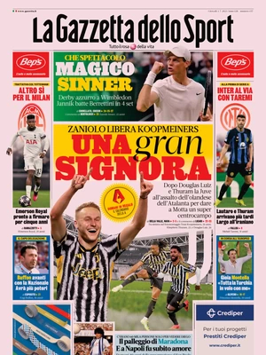 Le prime pagine dei principali quotidiani sportivi – 4 luglio 27 la gazzetta dello sport 051201709