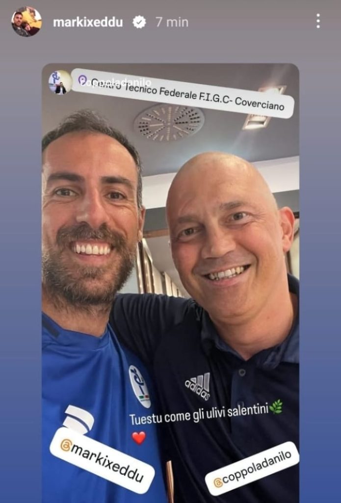 Marco Mancosu Coverciano Social