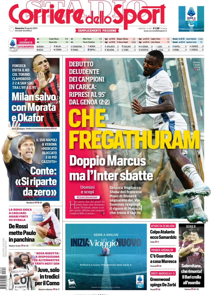 corriere dello sport 054355810