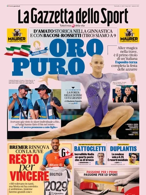 Le prime pagine dei principali quotidiani sportivi – 6 agosto 28 image 9