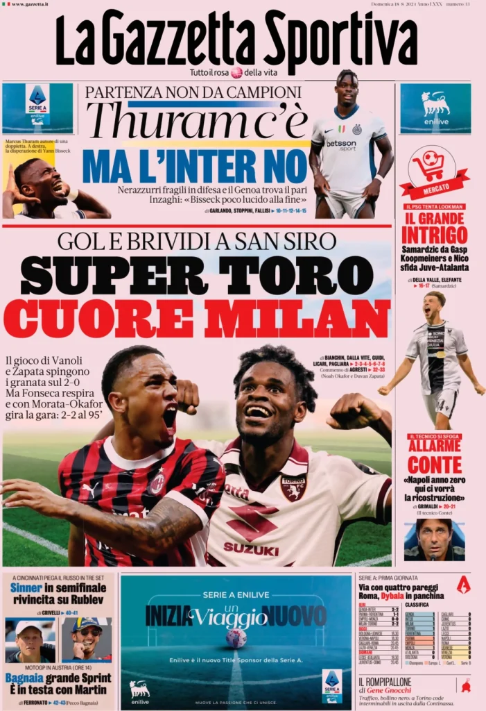 la gazzetta dello sport 051203254