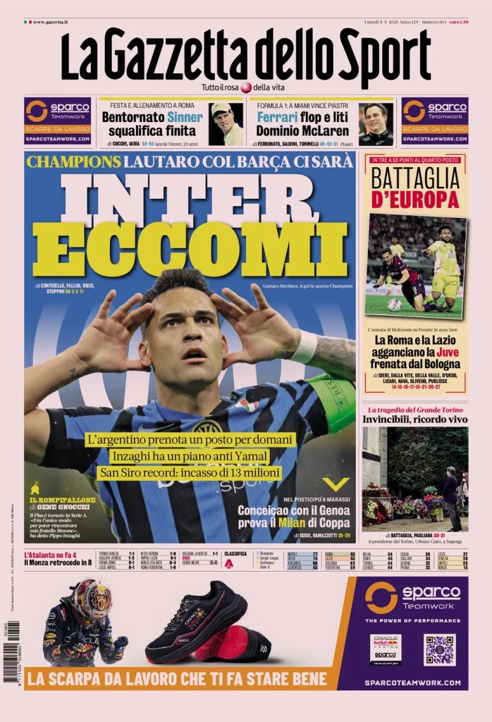 la gazzetta dello sport 072818350