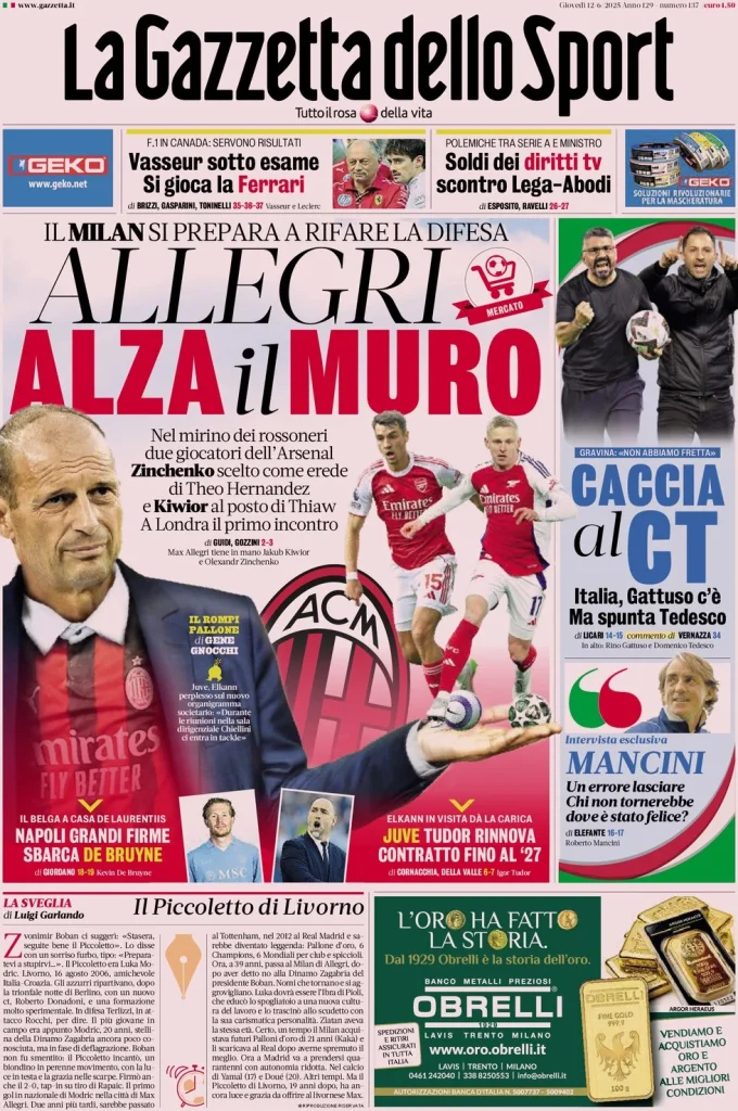 la gazzetta dello sport 071807646