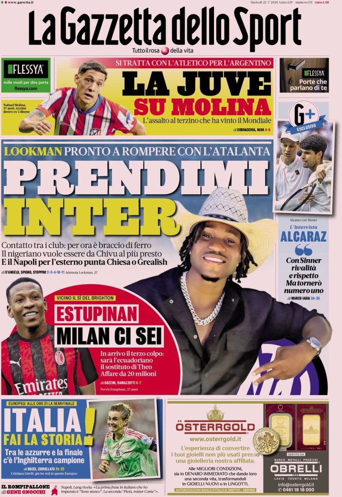 la gazzetta dello sport 063221858