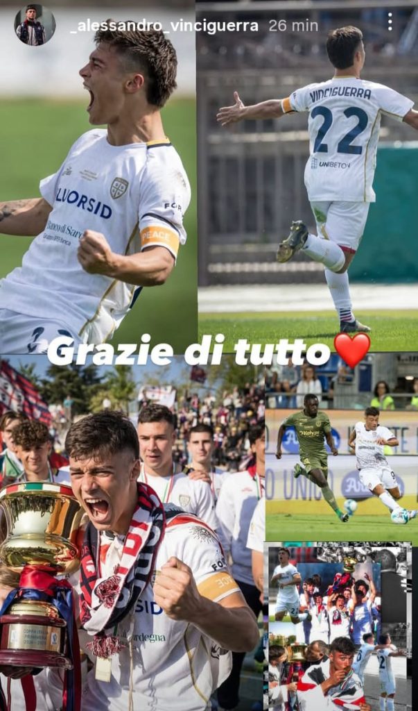 Vinciguerra passa in prestito al Pescara e saluta il Cagliari: «Grazie di tutto!» - FOTO 27 Immagine WhatsApp 2025 08 29 ore 20.21.00 ecf5eda0