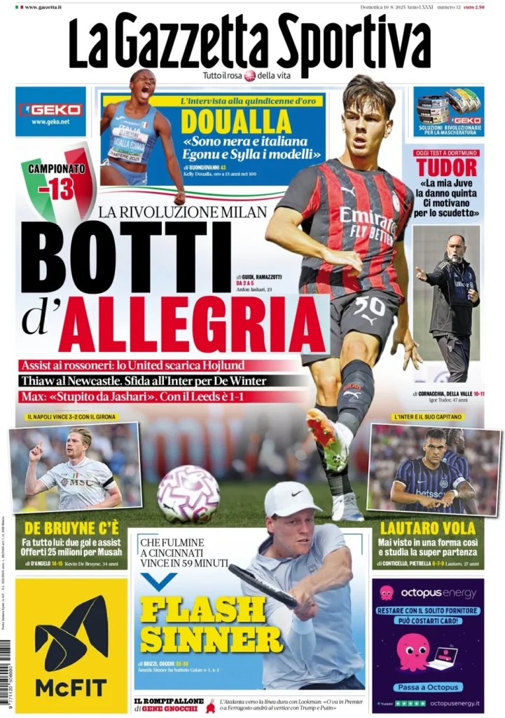 la gazzetta dello sport 011203778