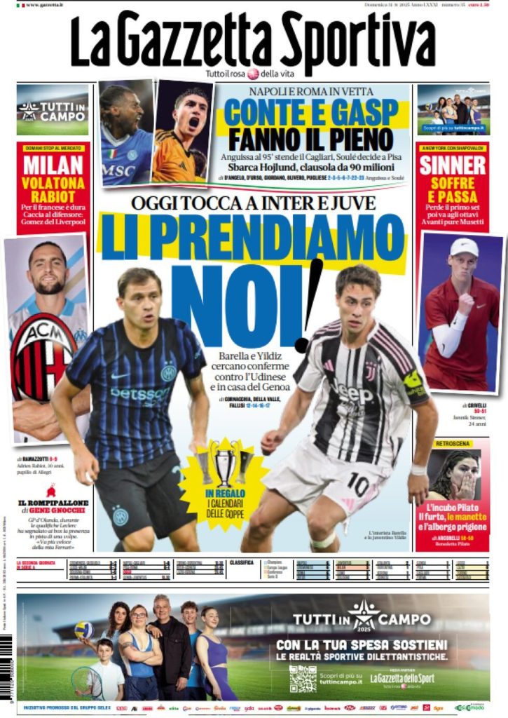 la gazzetta dello sport 011209366