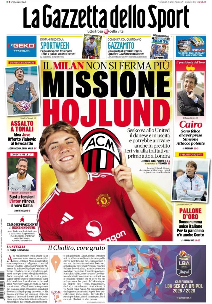 la gazzetta dello sport 013012597