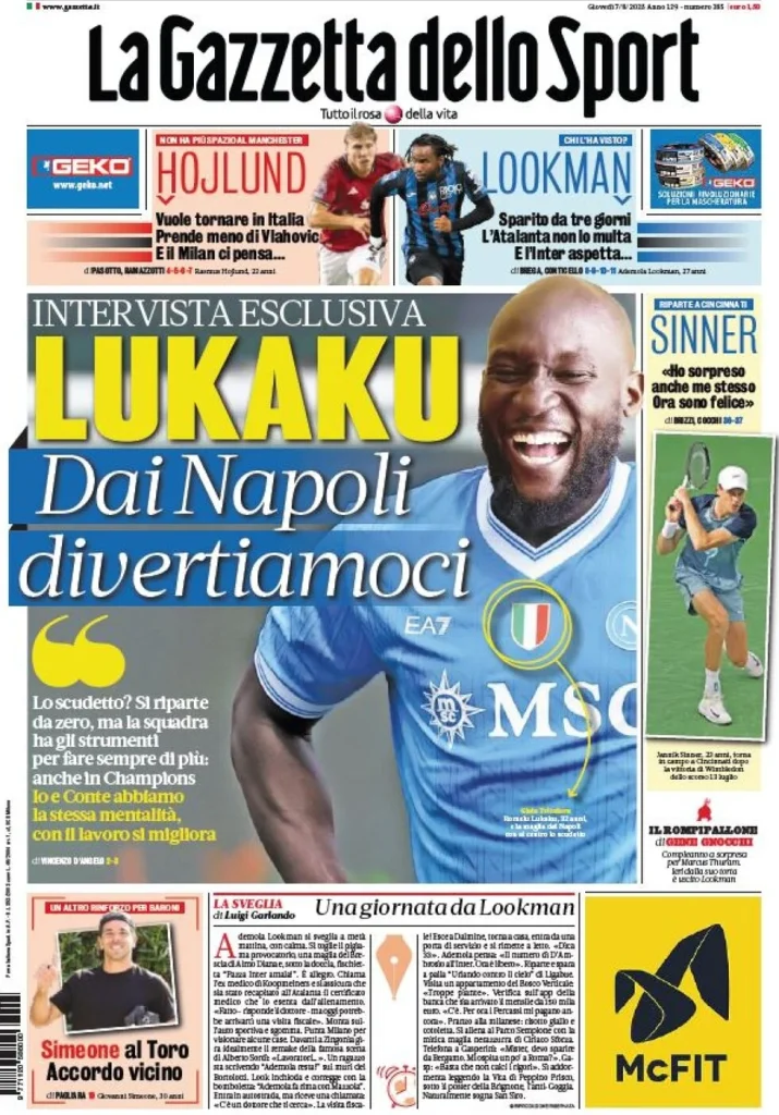 la gazzetta dello sport 014512646