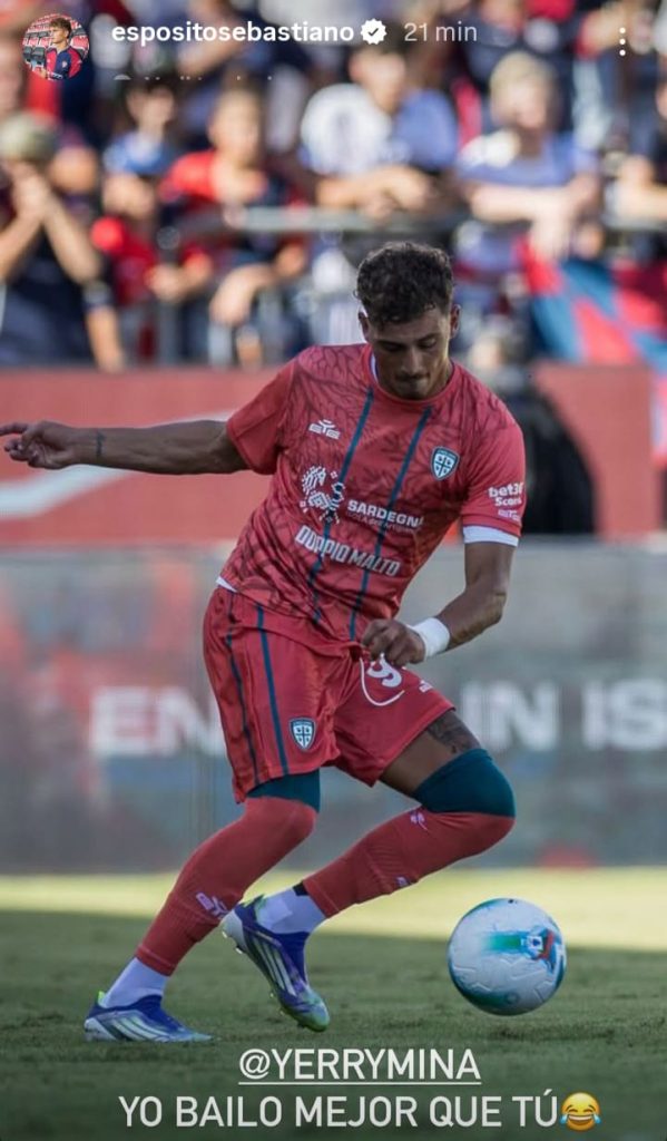 Cagliari, il siparietto tra Esposito e Mina dopo il successo contro il Parma: ecco il messaggio social - FOTO 27 Immagine WhatsApp 2025 09 16 ore 15.03.51 bbaab914