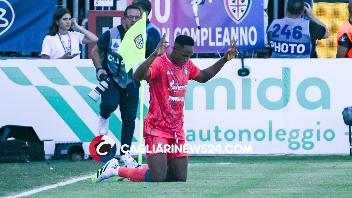 Cagliari Bologna, Pisacane ritrova Mina per la gara odierna: ecco tutti in dettagli in sfida della sfida 26 Yerry Mina gol esultanza