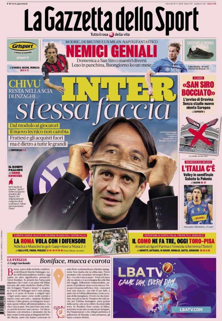 la gazzetta dello sport 063527372