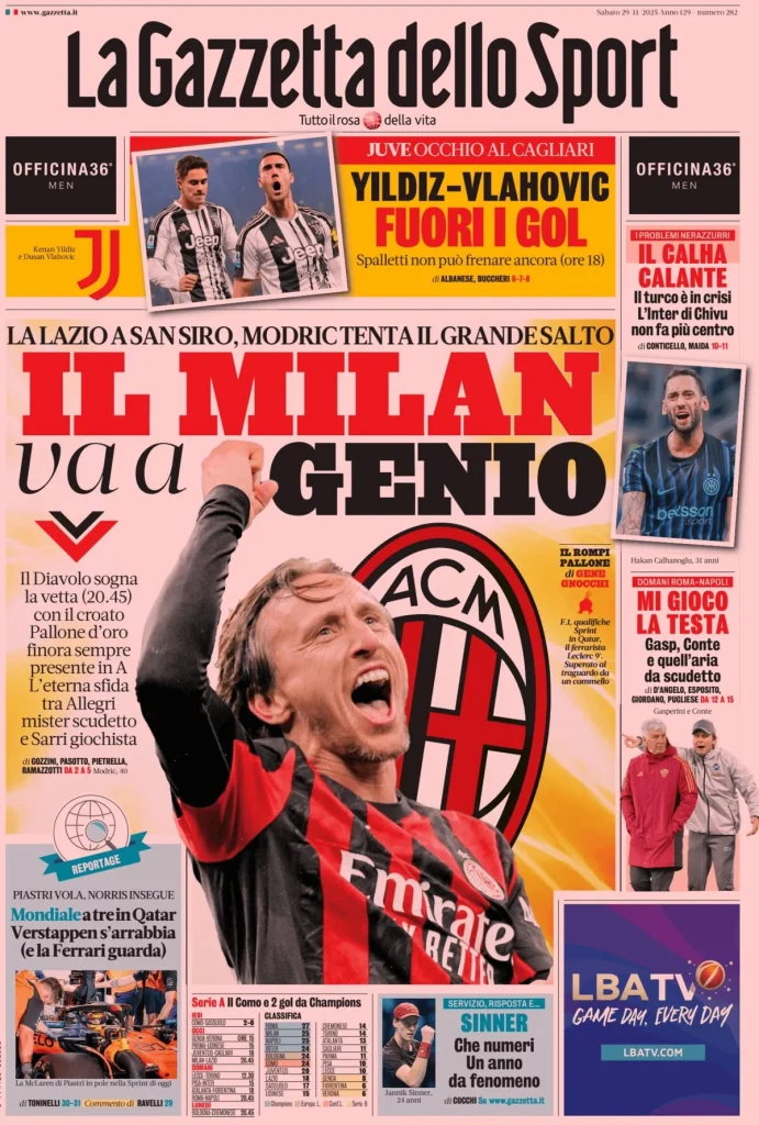 la gazzetta dello sport 075305m4x