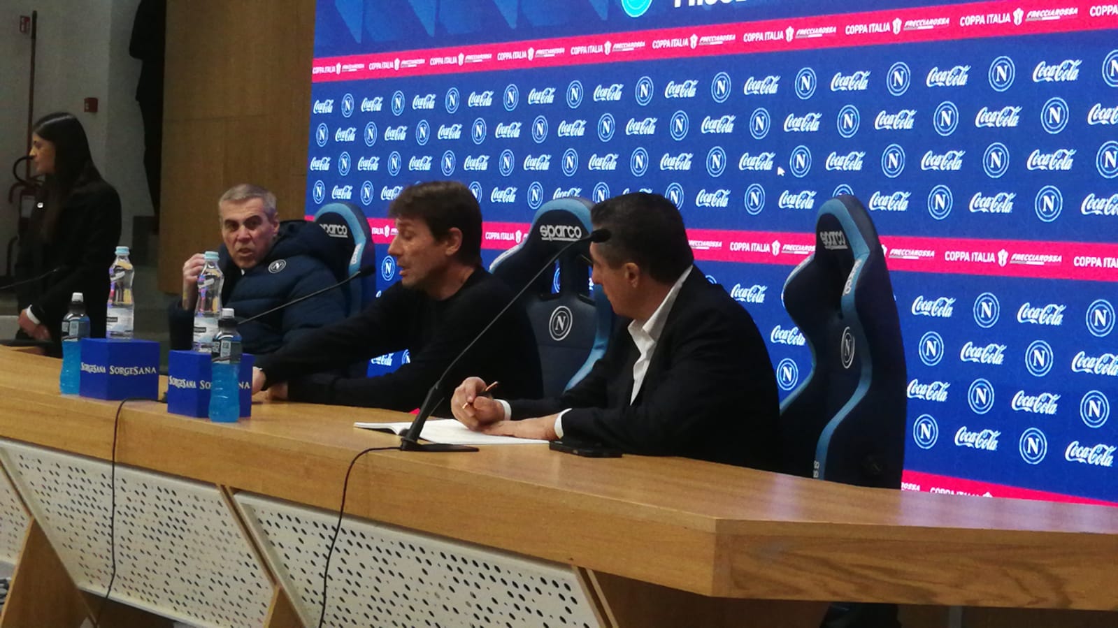 Conferenza stampa Conte: «E' passata la squadra che meritava di più! Il gol l'abbiamo preso per sfortuna» 26 Conferenza stampa Conte