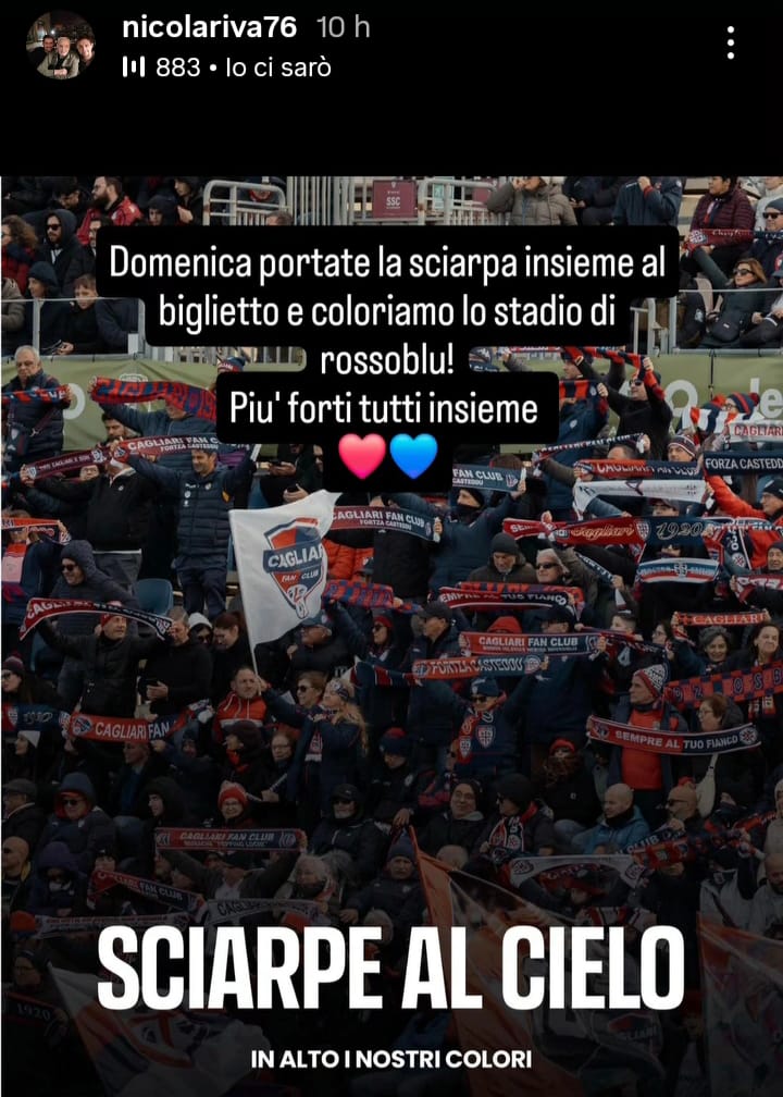 Nicola Riva suona la carica: «Domenica portate la sciarpa e il biglietto! Coloriamo lo stadio di rossoblù» - FOTO 27 WhatsApp Image 2025 12 20 at 20.00.12