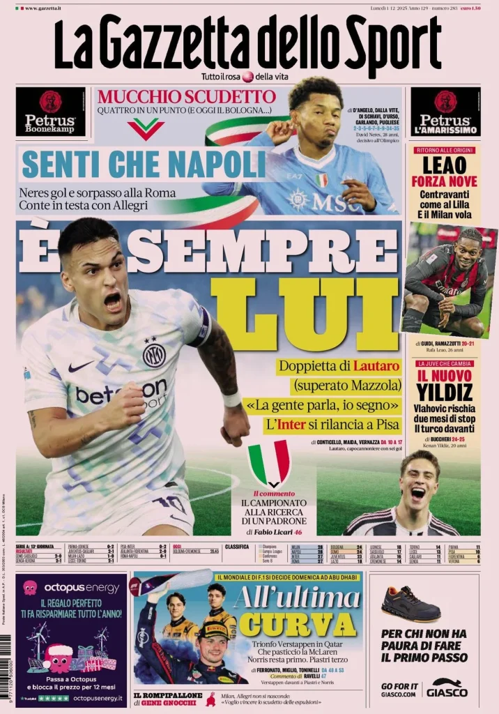 la gazzetta dello sport 07022394e