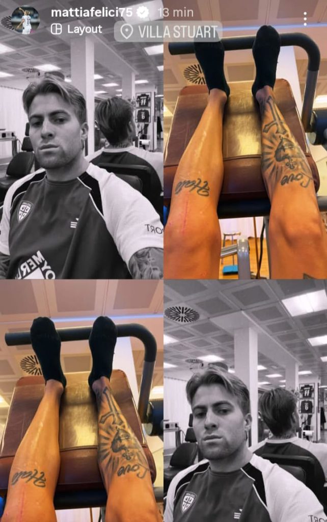 Infortunio Felici, il giocatore del Cagliari lavora per smaltire il problema al ginocchio - FOTO 27 Infortunio felici