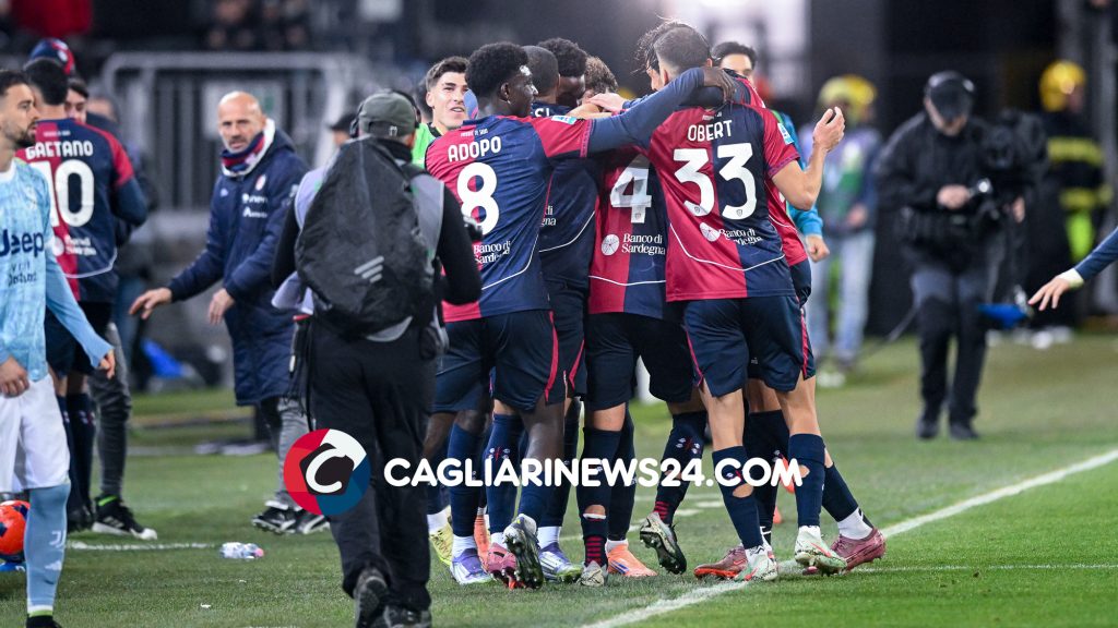 Cagliari esultanza
