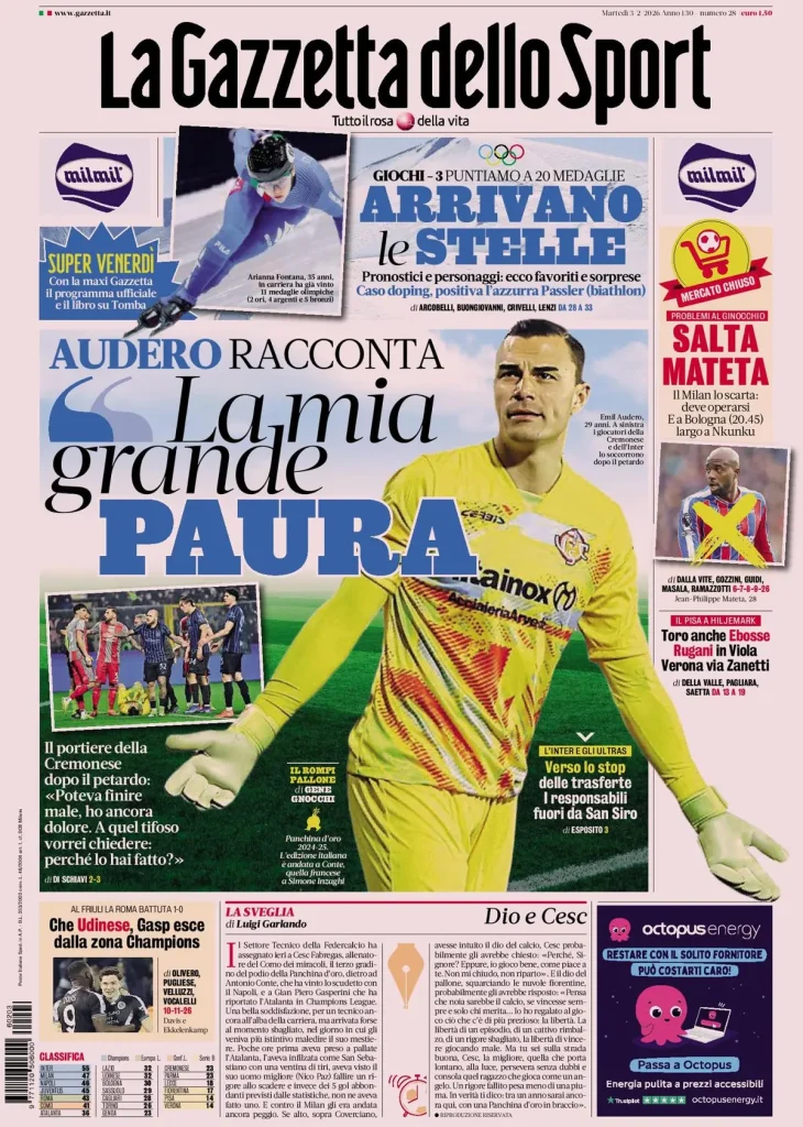 Rassegna stampa Cagliari: prime pagine quotidiani sportivi - 4 febbraio 2026 29 226f0601569f897aafd7e1efe5e6ce7a74e56127