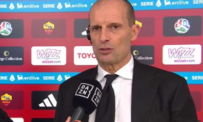 Allegri ai microfoni di Dazn dopo una partita