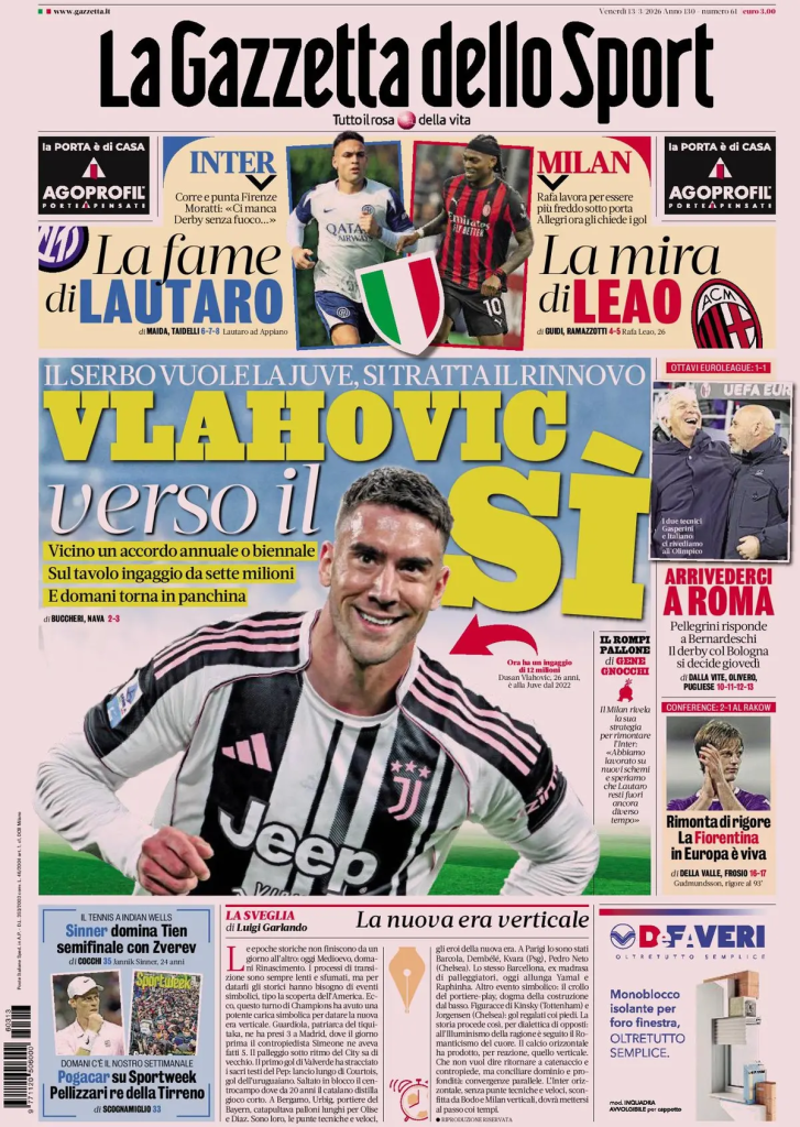 Rassegna stampa Cagliari: prime pagine quotidiani sportivi - 13 marzo 2026 28 image 13