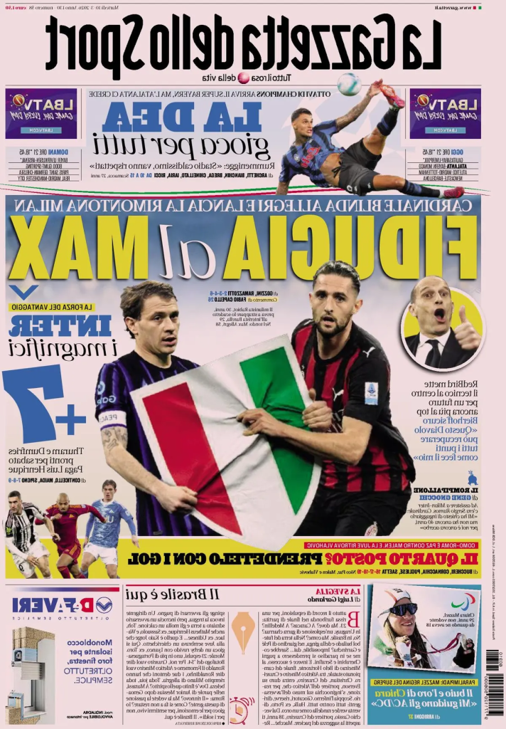 Rassegna stampa Cagliari: prime pagine quotidiani sportivi - 10 marzo 2026 27 image 6