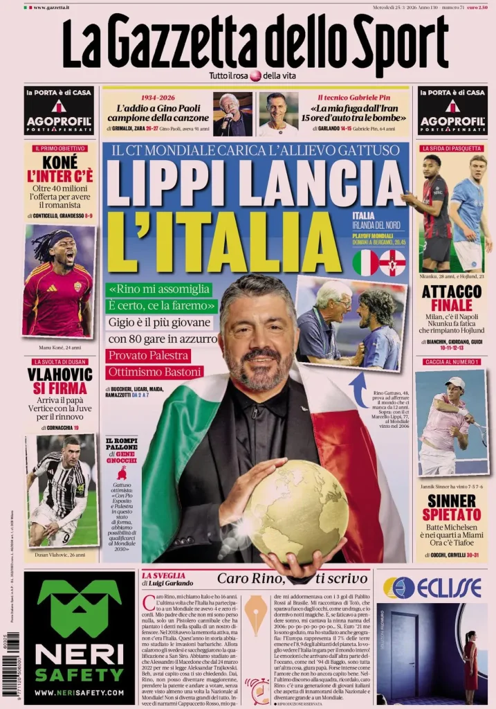 la gazzetta dello sport 033044atjdkha