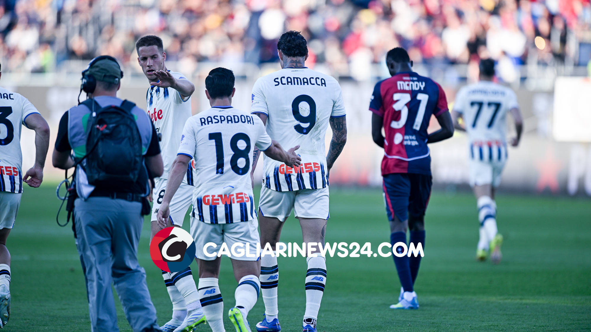 Cagliari Atalanta Scamacca Raspadori