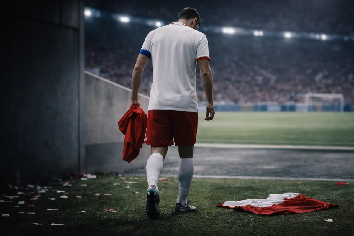 Lascia la Nazionale dopo la sconfitta: decisione definitiva 26 Giocatore dà l'addio alla Nazionale dopo la sconfitta