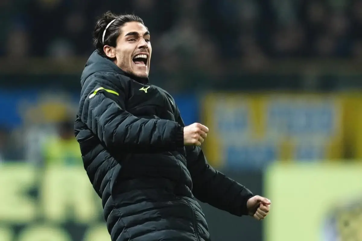 Mancini si ripete, fa il nome di un nuovo attaccante per la Nazionale 27 Cancellieri esulta dopo Parma-Lazio