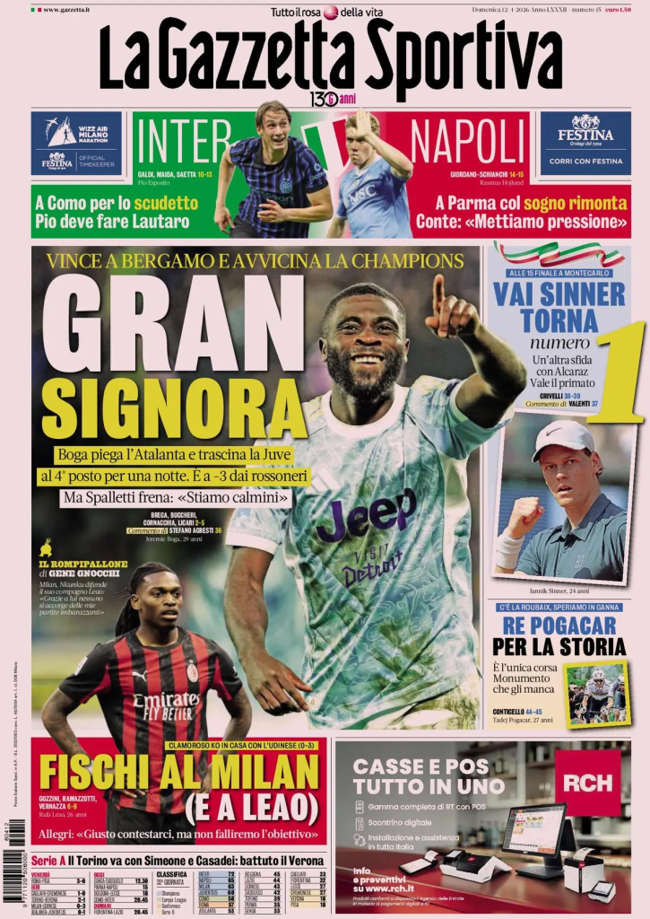 Le prime pagine dei principali quotidiani sportivi – 12 aprile 2026 28 image 10