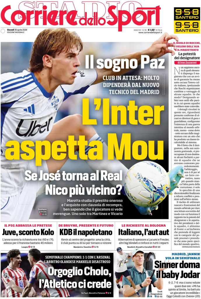 Le prime pagine dei principali quotidiani sportivi – 30 aprile 28 image 19